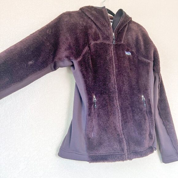 Patagonia Women's Chocolate Brown Fleece Hoodie, Size Small - Picture 2 of 5